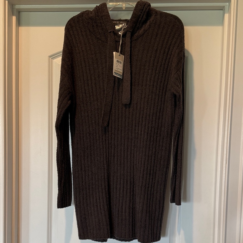 Barefoot Dreams Ribbed Hooded Tunic